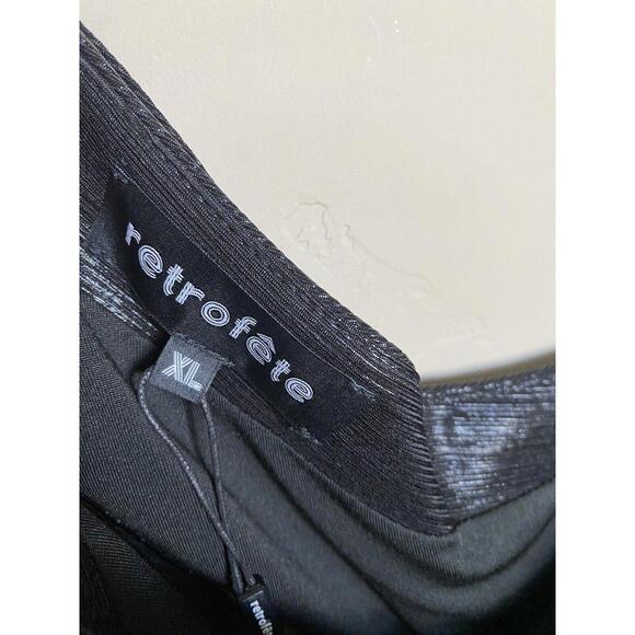 retrofete dress Womens Black Long one shoulder gown size XL $575 - Picture 4 of 9